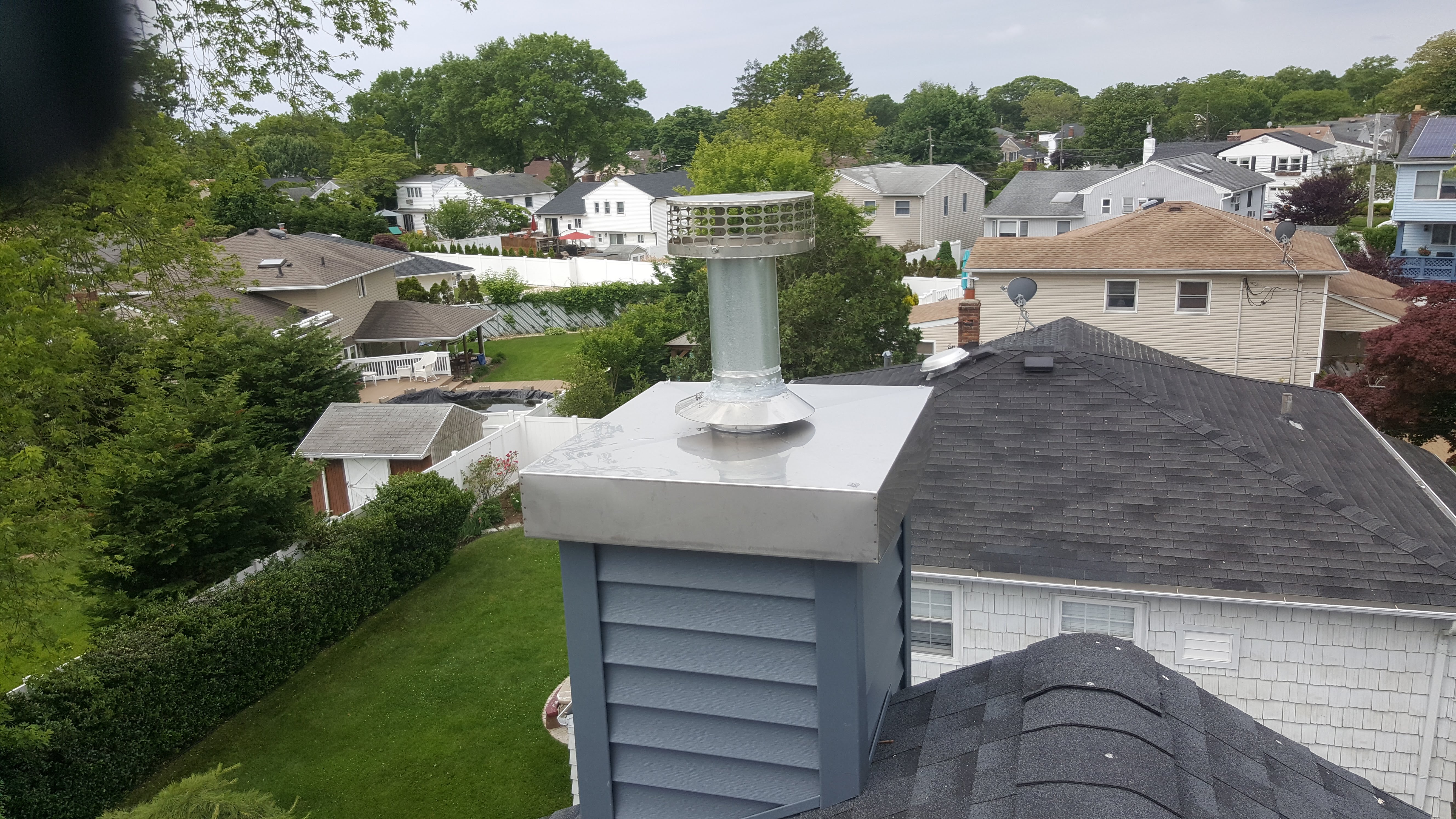Energy-saving top sealing damper installed in Massapequa, New York